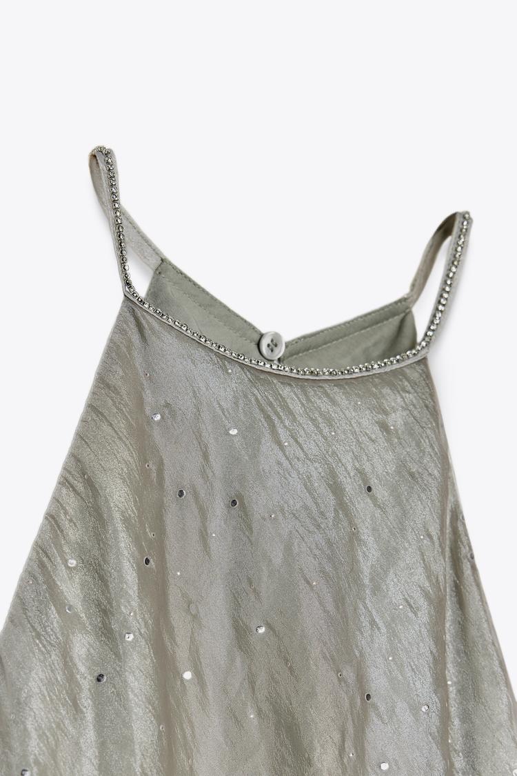 Robe Halter Midi – Éclat Subtil
